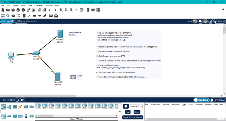 Cisco Packet Tracer Screenshot